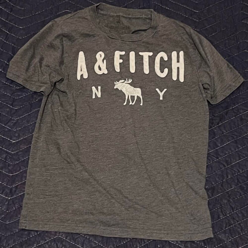 Abercrombie-fitch Men's Grey T-shirt